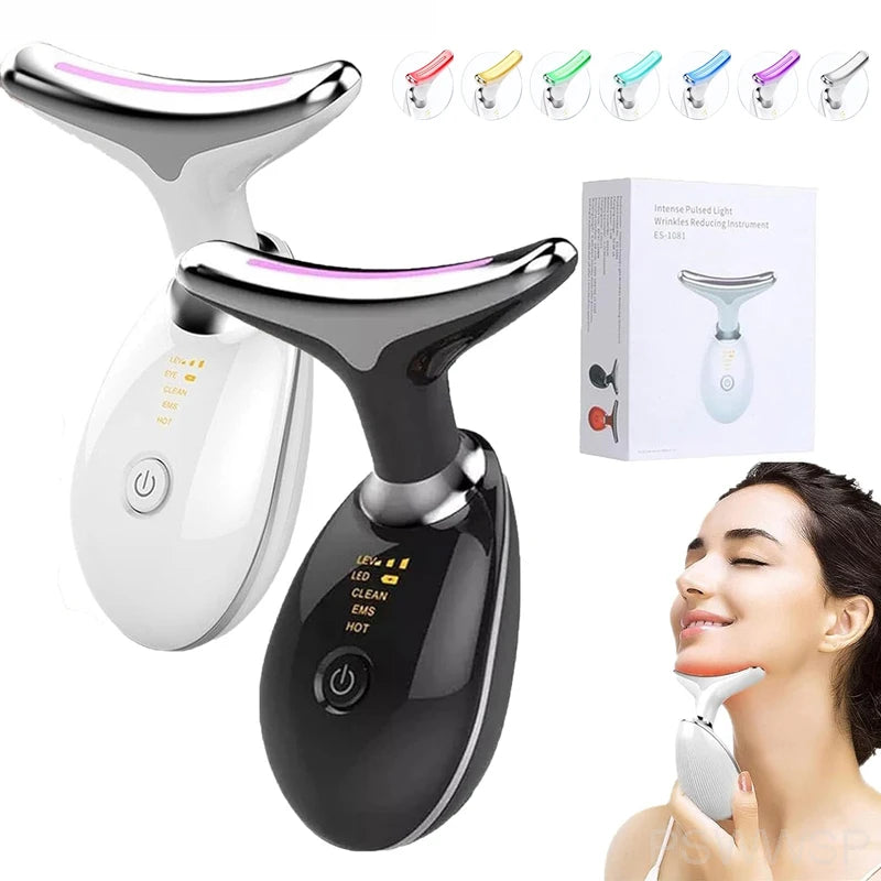 Dispositivo de Masaje Facial y Cuello para Levantamiento y Cuidado de la Piel
