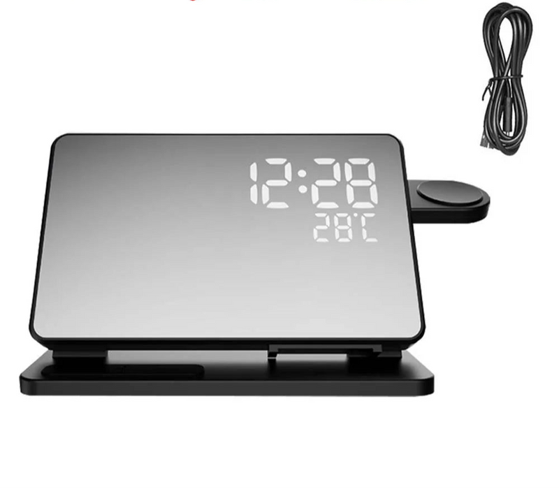 Cargador Inalámbrico 3 en 1: Carga Rápida para Samsung Galaxy Watch y Más