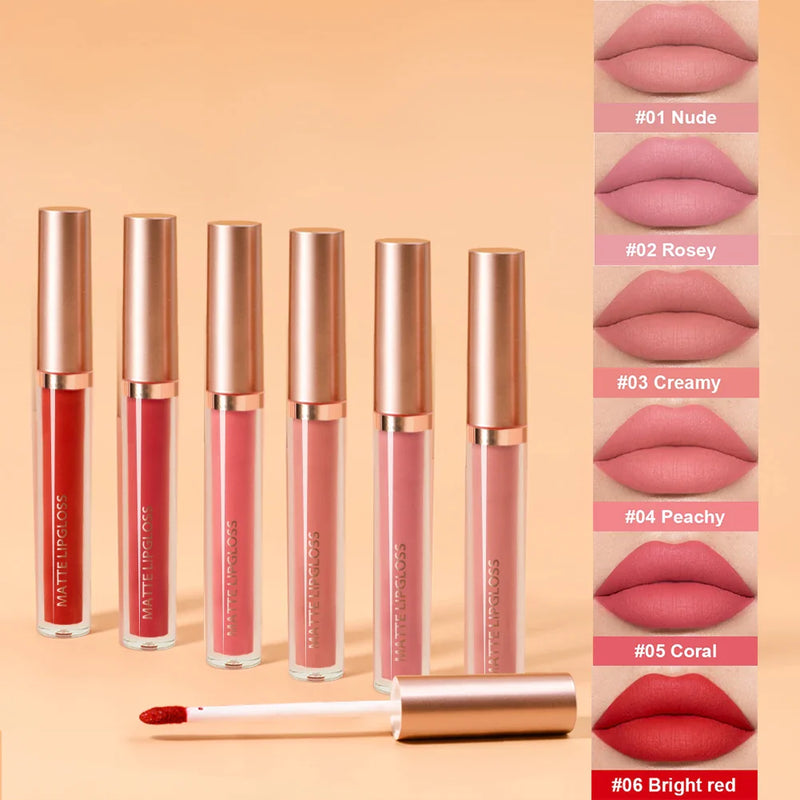 Set de Labiales Mate: Color Duradero y Elegante